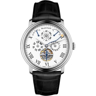 Replica Copy Blancpain Villeret Moon Phases Platinum Watch 6638-3431-55B